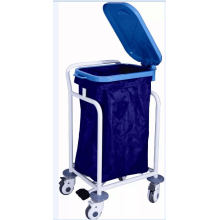 Coated Steel Medical Trolley for Waste Collecting